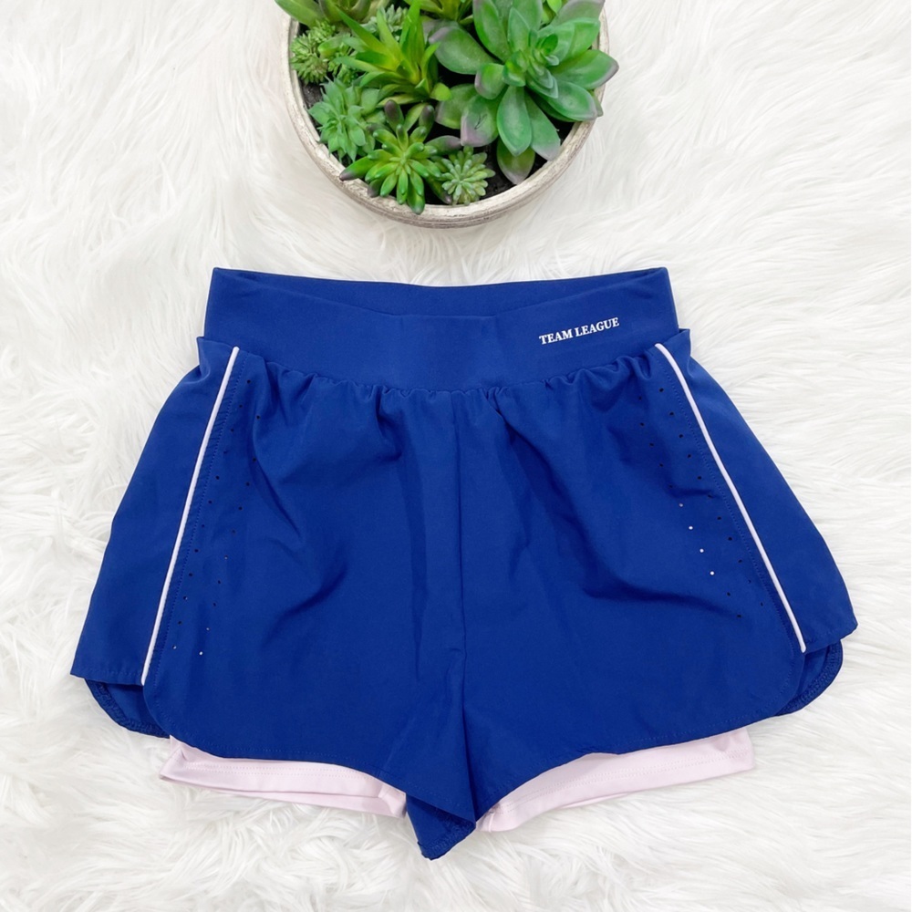 Zara Kids Girls Team League Athletic Tennis Blue and Pink Shorts